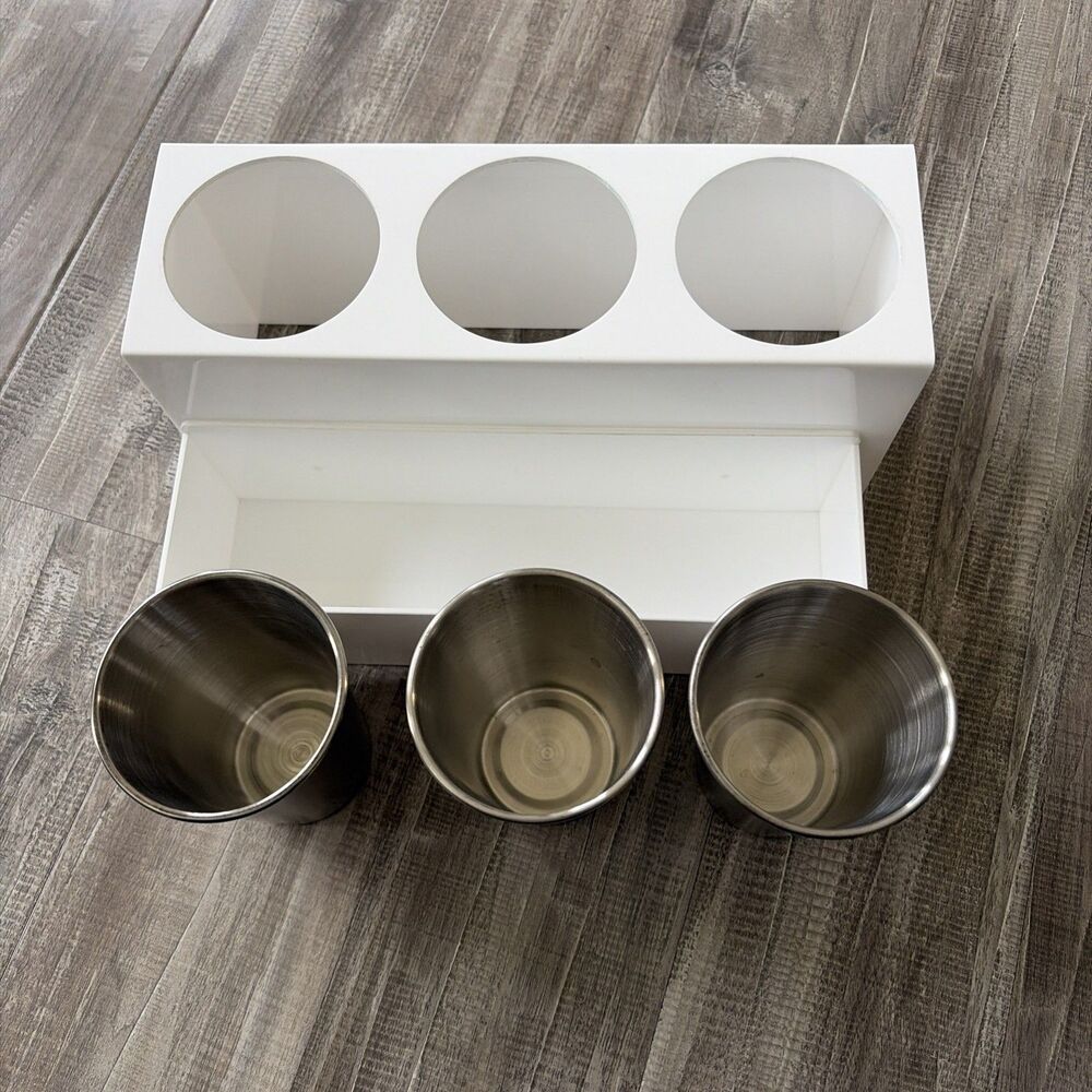 Hair Tool Organizer Acrylic Hair Dryer Holder Bathroom Countertop Stand.